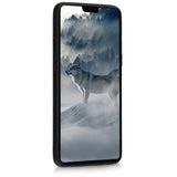 Wooden Protection case for OnePlus 6 - Hard case with TPU Bumper Spirit Wolf