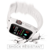 Zongsi Liquid Silicone Band for Apple Watch 44mm with Case