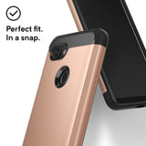 Caseology Legion for Google Pixel 2 XL Case (2017) - Reinforced Protection - Copper Gold