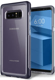 Caseology Skyfall for Galaxy Note 8 Case (2017) - Clear Back & Slim Fit - Orchid Gray