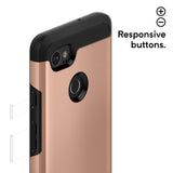 Caseology Legion for Google Pixel 2 XL Case (2017) - Reinforced Protection - Copper Gold